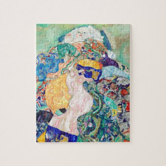 Baby von Gustav Klimt Malerei Art Jigsaw Puzzle (Vertikal)