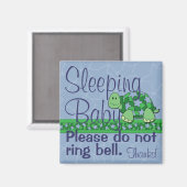 Baby-Vordertür-Zeichen Magnet (Vorderseite/Rückseite)