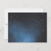 Baby-Vorhersage-sternenklare Einladung (Rückseite)