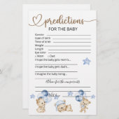 Baby-Vorhersagen | Baby Showspiel (Vorne/Hinten)