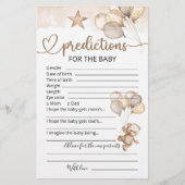 Baby-Vorhersagen | Baby Showspiel (Vorderseite)