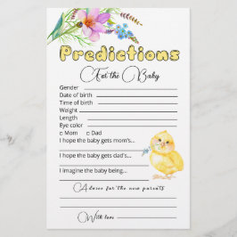 Baby-Vorhersagen | Baby Showspiel