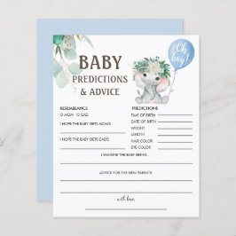 Baby-Vorhersagen | Elephant Blue Balloon Game