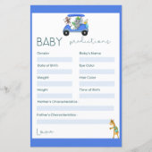 Baby Vorhersagen Elephant & Monkey Golf Dusche (Vorderseite)