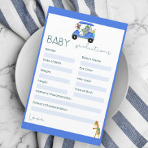 Baby Vorhersagen Elephant & Monkey Golf Dusche