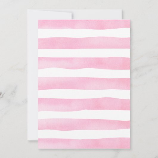 Baby Vorhersagen für den Baby Shower Teddy Bär Einladung (Rückseite)