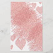 Baby Vorhersagen Glitz und Glam Pink Sparkle Shine (Rückseite)