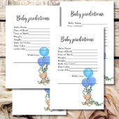 Baby Vorhersagen Oh Boy Bären Balloon Eucalyptus