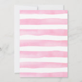 Baby Vorhersagen und Ratschläge Baby Dusche Teddy Einladung (Rückseite)