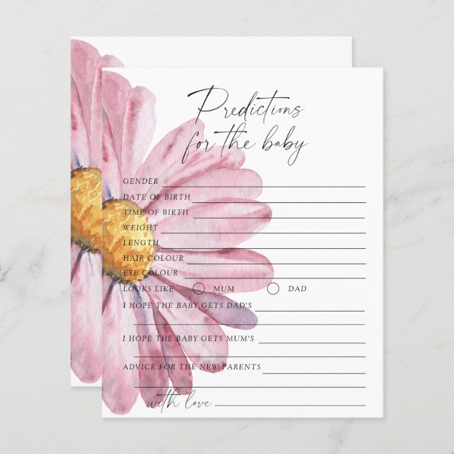 Baby-Vorhersagen und Ratschläge - Dissy (Vorne/Hinten)