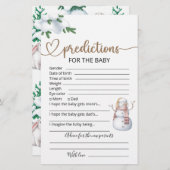 Baby-Vorhersagen | Winter Baby Shooting Game (Vorne/Hinten)