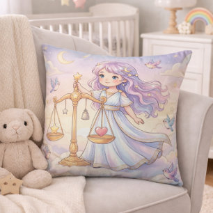 Baby Waage Sternzeichen Kinderzimmer Kissen