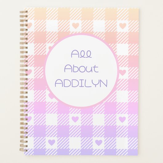 Baby wächst auf Rekord Planer (Vorderseite)