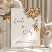 Baby Wait Balloon Baby Showbücher für Baby Poster