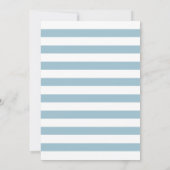 Baby Wait Boy Teddy Bear Baby Dusche Einladung (Rückseite)