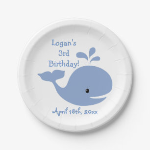 Baby-Wal-Geburtstag Pappteller