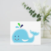 Baby-Wal Postkarte (Stehend Vorderseite)