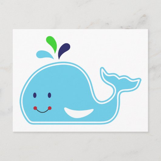 Baby-Wal Postkarte (Vorderseite)