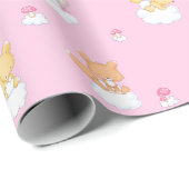 Baby-Wald Geschenkpapier (Rolleneckpunkt)