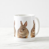 Baby-Waldkaninchen-Kaninchen Kaffeetasse (VorderseiteRechts)