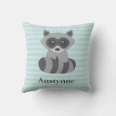 Baby-Waschbär Kissen (Rückseite)