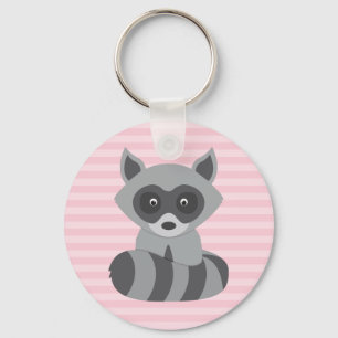 Baby-Waschbär Schlüsselanhänger