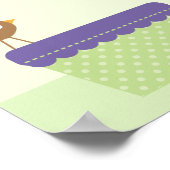 Baby Wäscherei Baby Dusche Begrüßungszeichen Poster (Ecke)