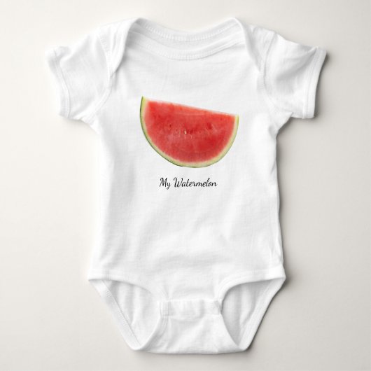 Baby-Wassermelone-Shirt Baby Strampler (Vorderseite)