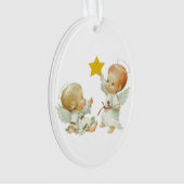 Baby-Weihnachtsengel Ornament (Vorderseite)