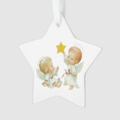 Baby-Weihnachtsengel Ornament (Vorderseite)