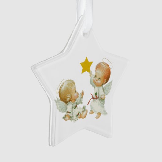 Baby-Weihnachtsengel Ornament (Vorderseite)