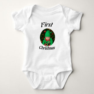 Baby-Weihnachtsfoto Baby Strampler