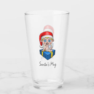 Baby-Weihnachtsmann-Tasse Glas
