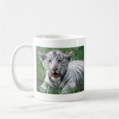 Baby-Weiß-Tiger Kaffeetasse (Links)