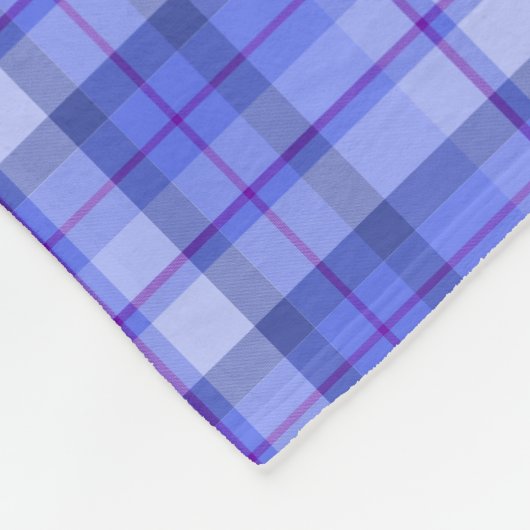 Baby Westie BLAST Kariert Fleece Blanket (Ecke)