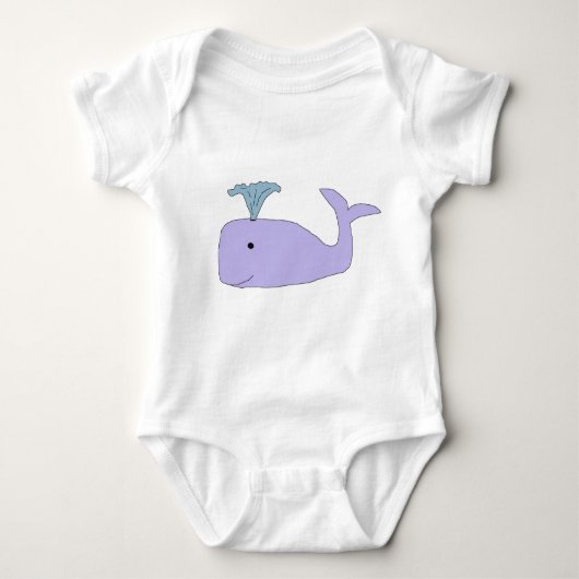 Baby Whale apparel Baby Strampler (Vorderseite)