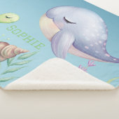 Baby Whale Blanket Sherpadecke (3/4)