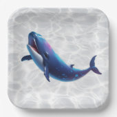 Baby Whale Platter Pappteller (Vorderseite)