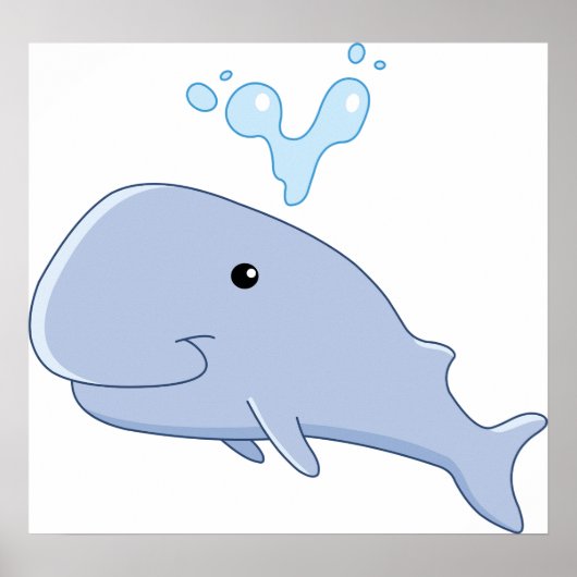Baby Whale Poster (Vorne)