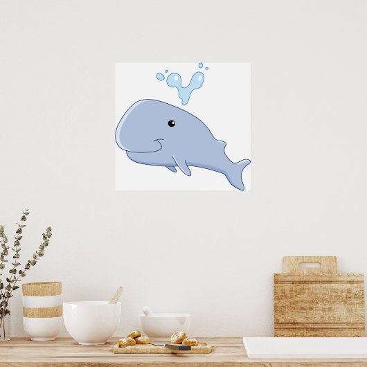 Baby Whale Poster (Küche)