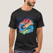Baby Whale Surfer T-Shirt (Vorderseite)
