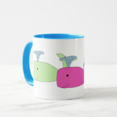 Baby Whale Trio Tasse (Vorderseite Links)