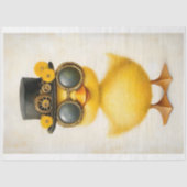 Baby Whimsical Duckling Hat & Goggles L2 Decoupage Seidenpapier (Vorderseite)