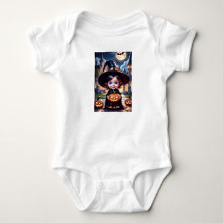Baby whitch Halloween Strampler
