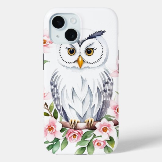 Baby White Owl Case-Mate iPhone Hülle (Rückseite)