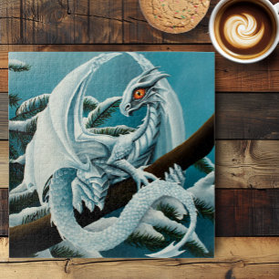 Baby White Winter Dragon Puzzle