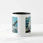 Baby White Winter Dragon Tasse (Zentrum)