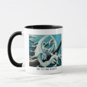 Baby White Winter Dragon Tasse (Links)