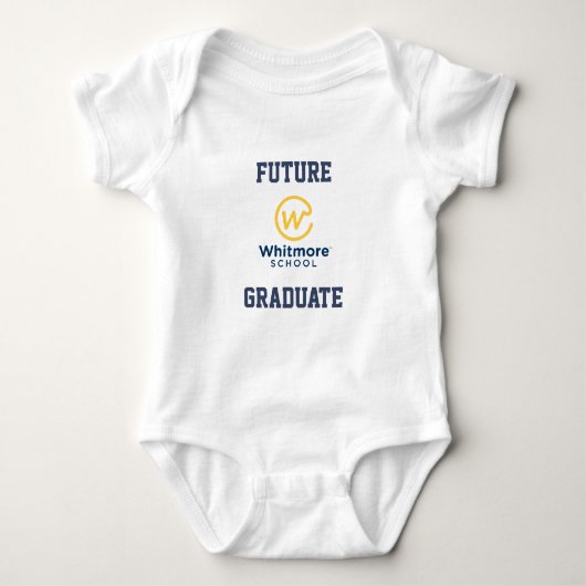 Baby Whitmore School One Stück Baby Strampler (Vorderseite)