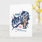 Baby WILE E. COYOTE™ - Wild One Karte (Gelbe Blume)
